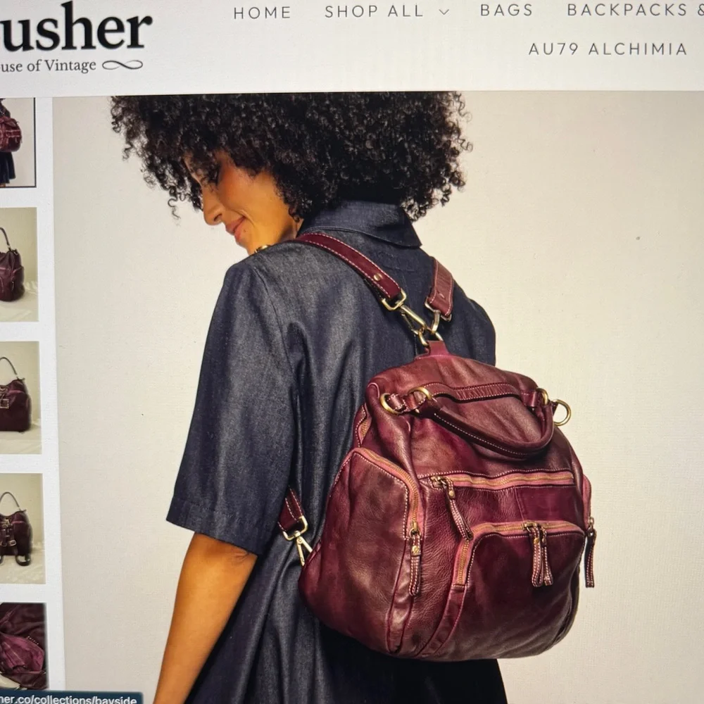 Lusher Quest Backpack in Plum - Picture 12 of 13